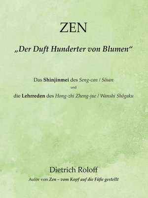 cover image of ZEN--„Der Duft Hunderter von Blumen"